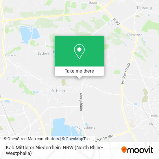 Карта Kab Mittlerer Niederrhein