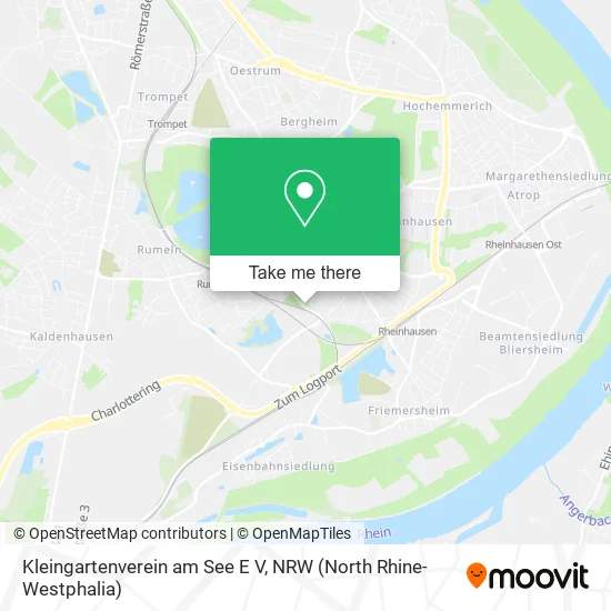 Карта Kleingartenverein am See E V