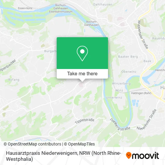 Карта Hausarztpraxis Niederwenigern
