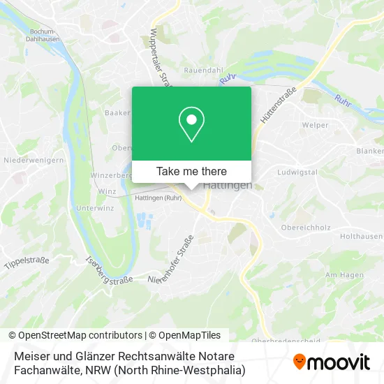 Карта Meiser und Glänzer Rechtsanwälte Notare Fachanwälte