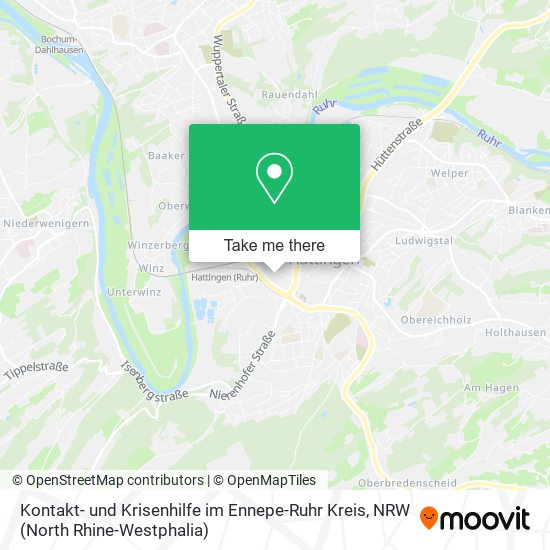 Kontakt- und Krisenhilfe im Ennepe-Ruhr Kreis map