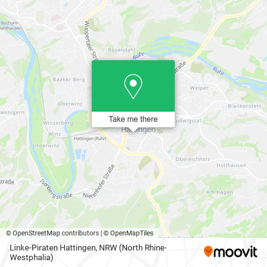 Карта Linke-Piraten Hattingen