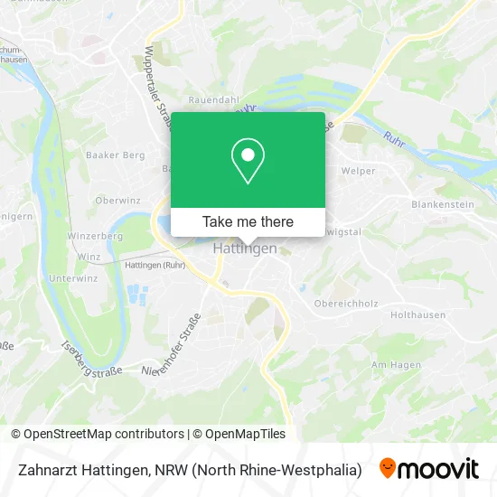 Карта Zahnarzt Hattingen