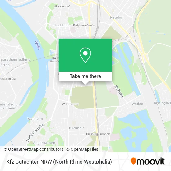 Карта Kfz Gutachter