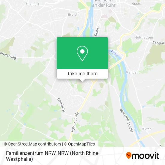 Карта Familienzentrum NRW