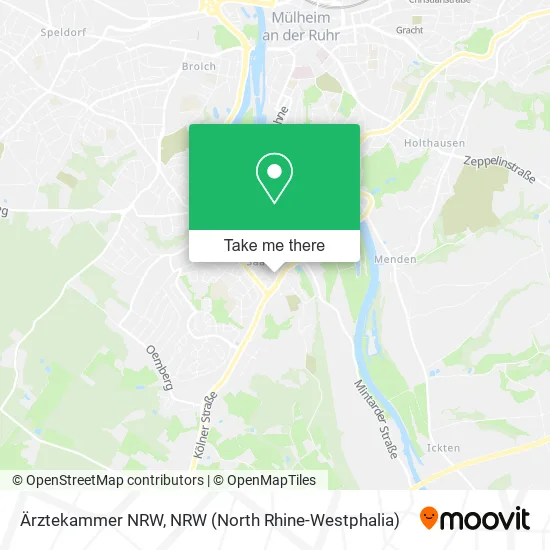 Карта Ärztekammer NRW