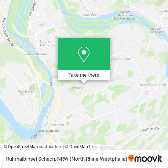 Карта Ruhrhalbinsel Schach