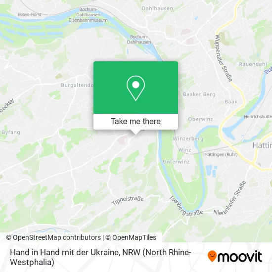 Карта Hand in Hand mit der Ukraine