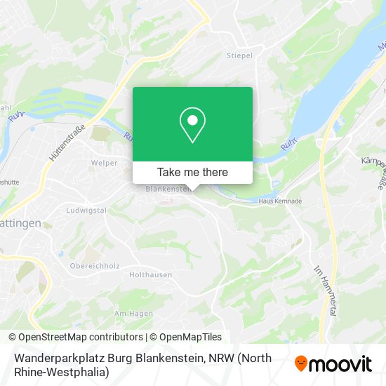 Wanderparkplatz Burg Blankenstein map