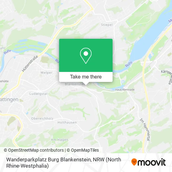 Карта Wanderparkplatz Burg Blankenstein