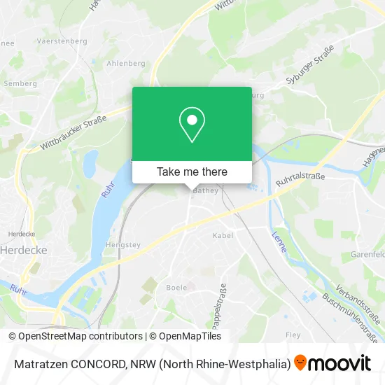 Карта Matratzen CONCORD