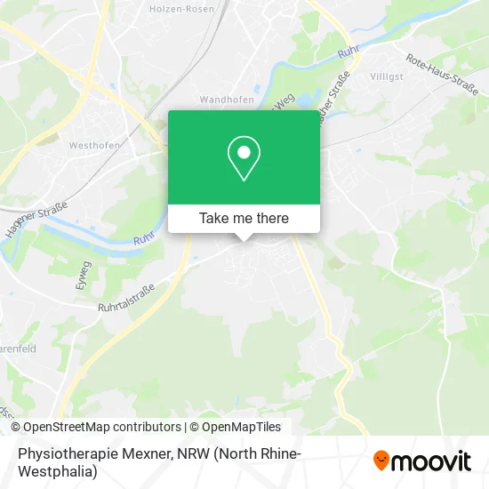 Карта Physiotherapie Mexner