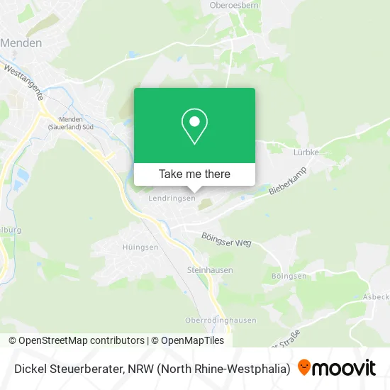 Карта Dickel Steuerberater