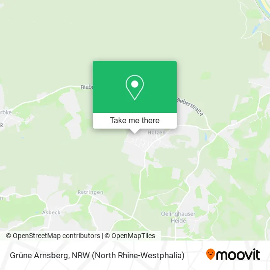 Карта Grüne Arnsberg