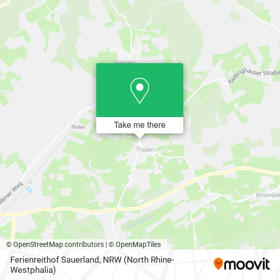 Карта Ferienreithof Sauerland