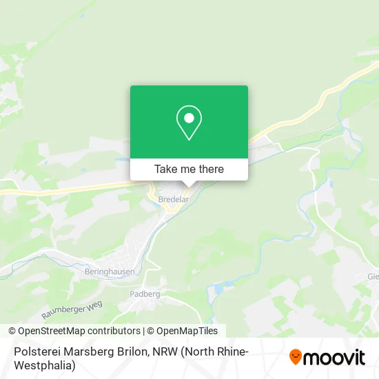 Карта Polsterei Marsberg Brilon