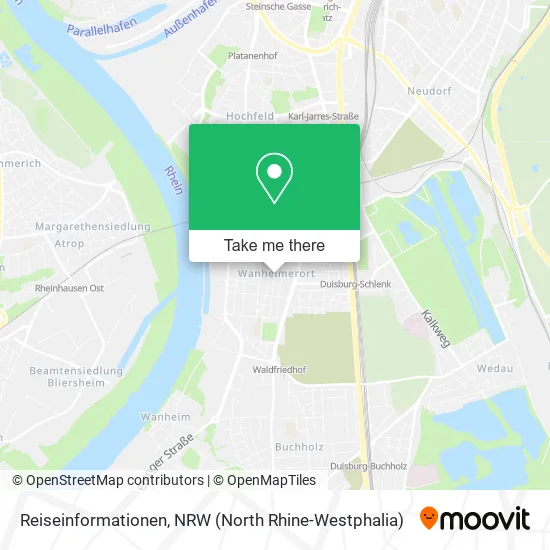 Карта Reiseinformationen