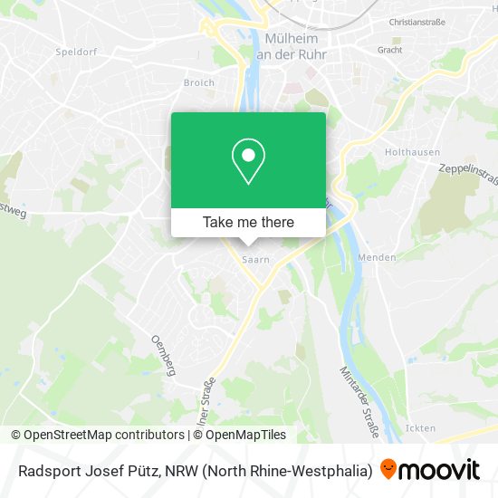 Radsport Josef Pütz map