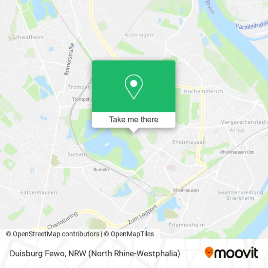 Карта Duisburg Fewo