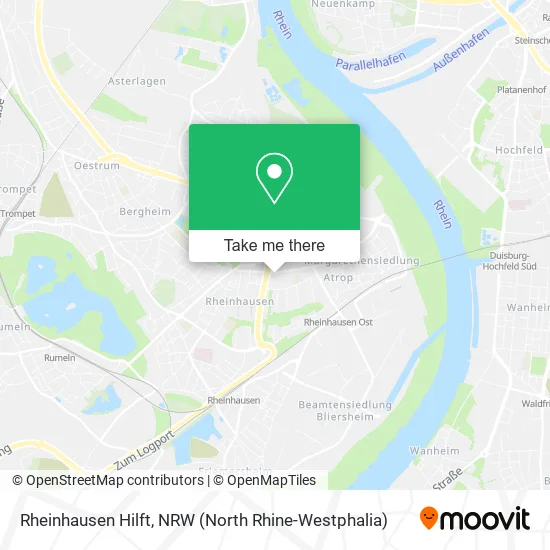 Rheinhausen Hilft map