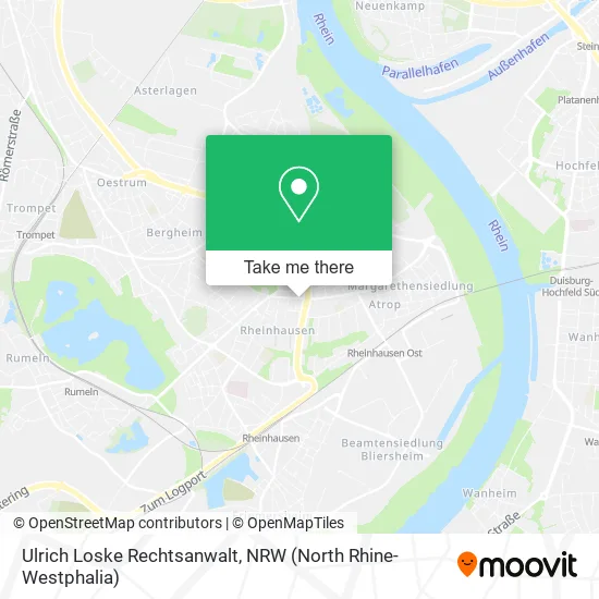 Карта Ulrich Loske Rechtsanwalt