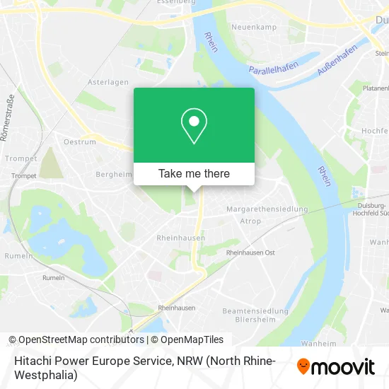 Карта Hitachi Power Europe Service