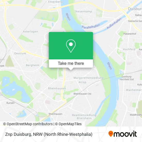 Карта Znp Duisburg
