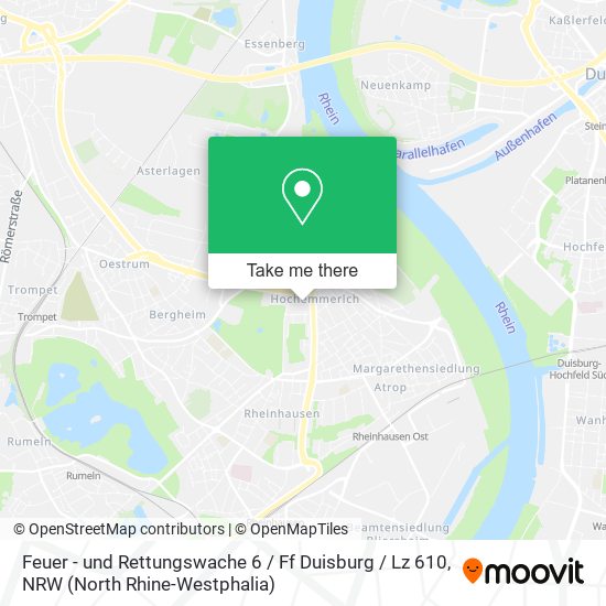 Feuer - und Rettungswache 6 / Ff Duisburg / Lz 610 map