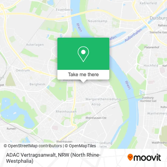 Карта ADAC Vertragsanwalt