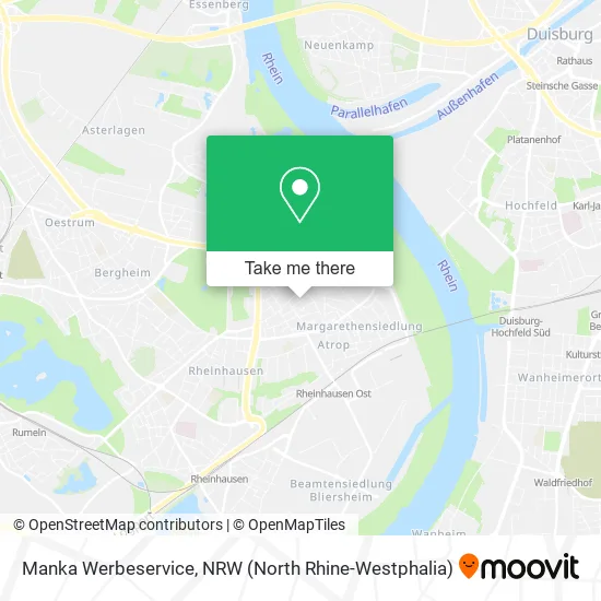 Manka Werbeservice map