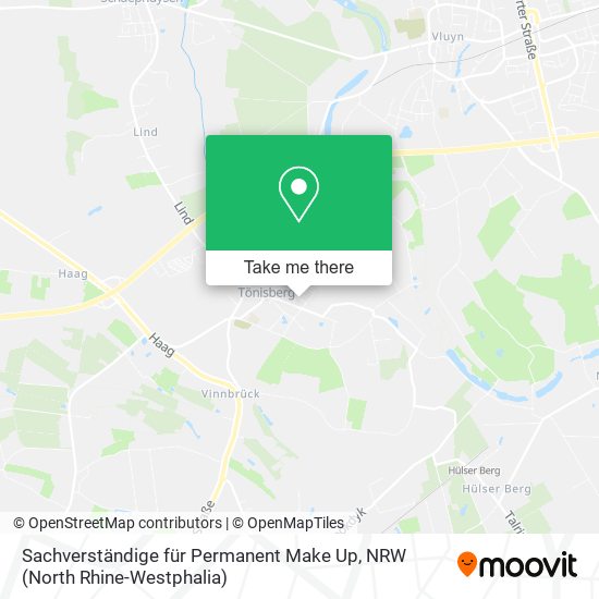 Sachverständige für Permanent Make Up map