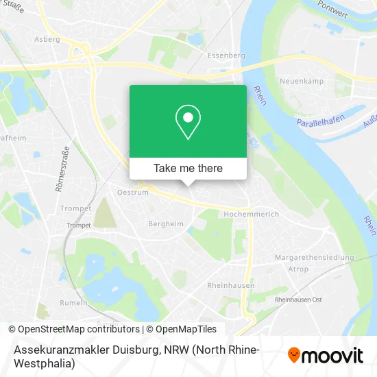 Карта Assekuranzmakler Duisburg