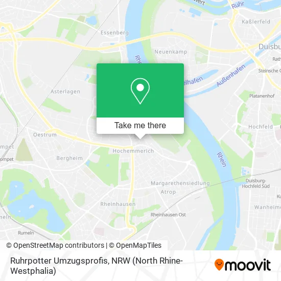 Карта Ruhrpotter Umzugsprofis