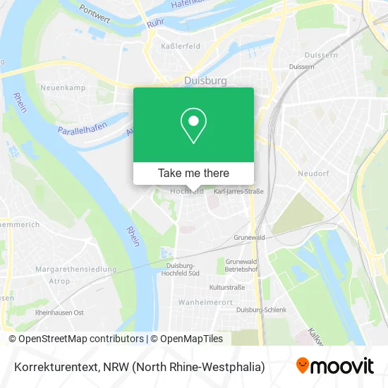 Карта Korrekturentext