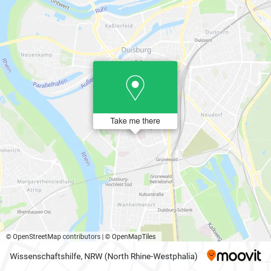 Карта Wissenschaftshilfe