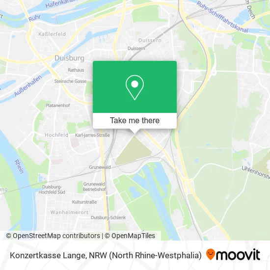 Карта Konzertkasse Lange