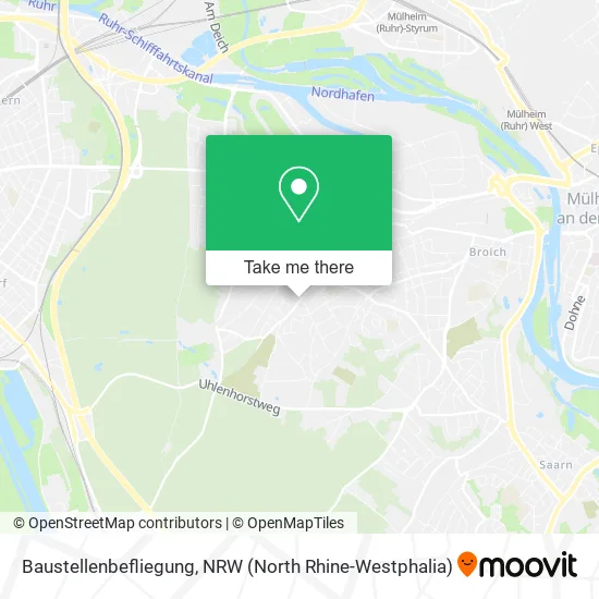 Карта Baustellenbefliegung