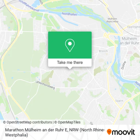 Карта Marathon Mülheim an der Ruhr E