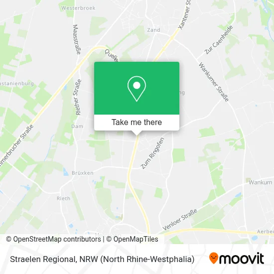 Straelen Regional map