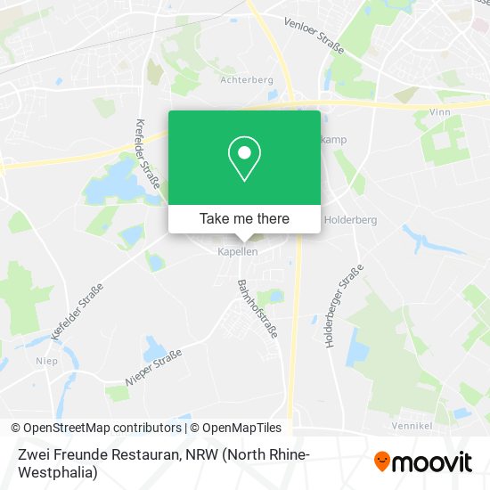 Zwei Freunde Restauran map