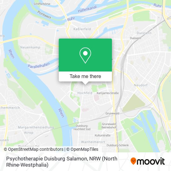 Psychotherapie Duisburg Salamon map