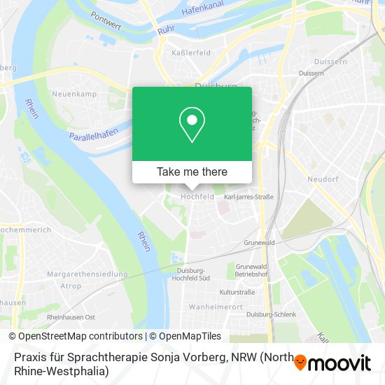 Praxis für Sprachtherapie Sonja Vorberg map