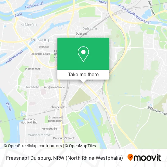 Карта Fressnapf Duisburg
