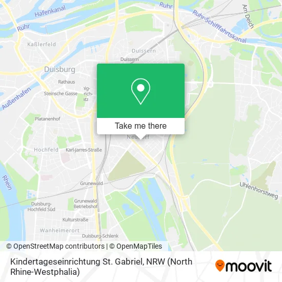 Карта Kindertageseinrichtung St. Gabriel