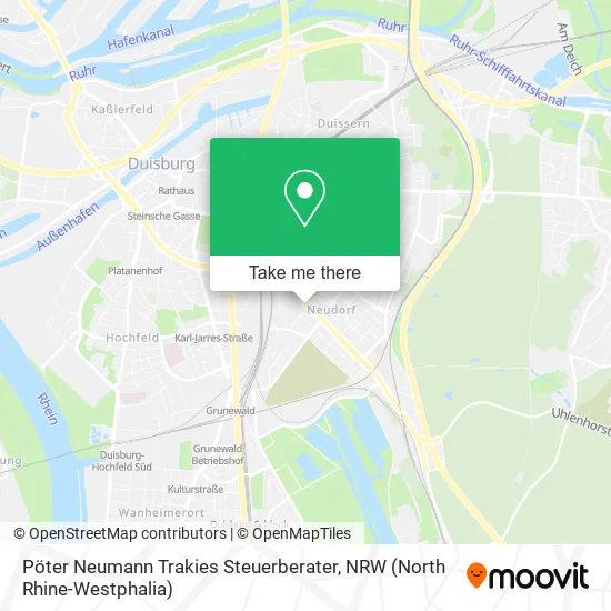 Карта Pöter Neumann Trakies Steuerberater