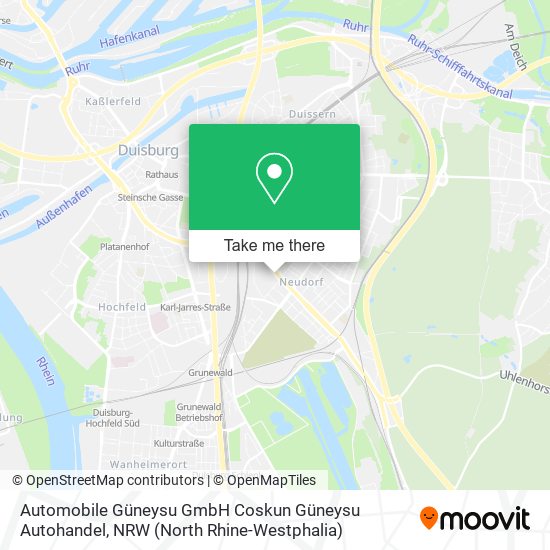 Automobile Güneysu GmbH Coskun Güneysu Autohandel map