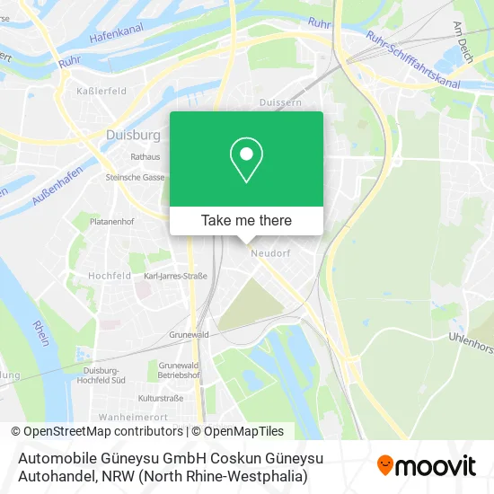 Карта Automobile Güneysu GmbH Coskun Güneysu Autohandel