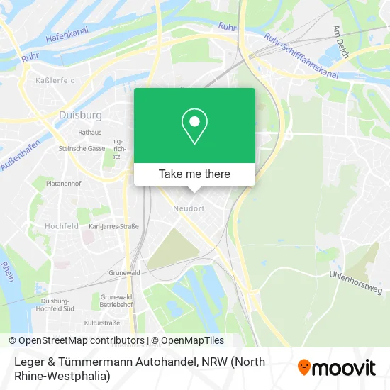 Карта Leger & Tümmermann Autohandel