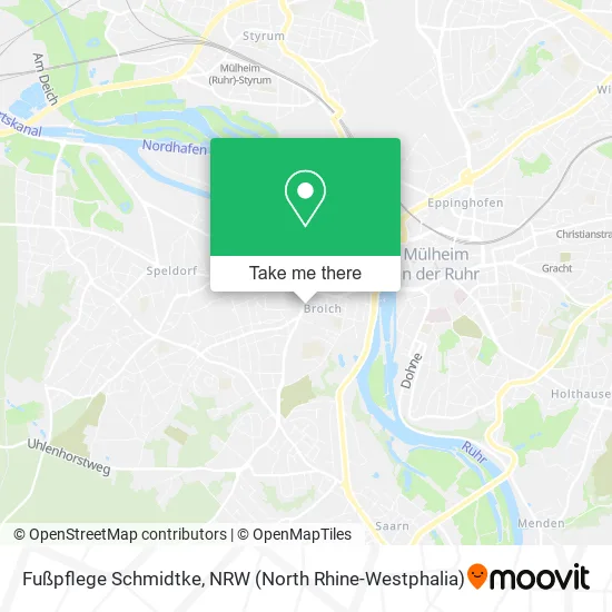 Карта Fußpflege Schmidtke