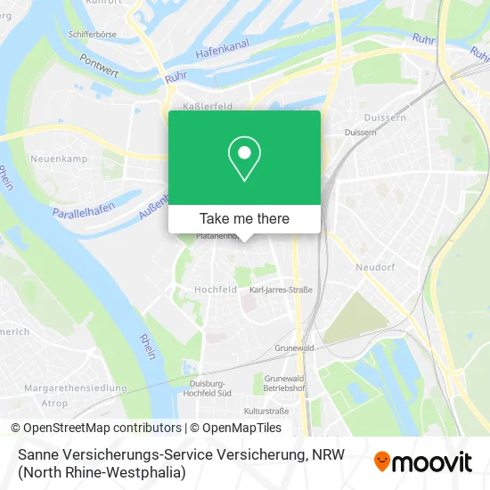 Карта Sanne Versicherungs-Service Versicherung